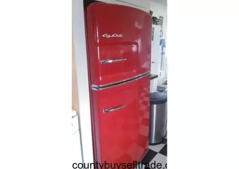 Big Chill Whirlpool Refrigerator-Red